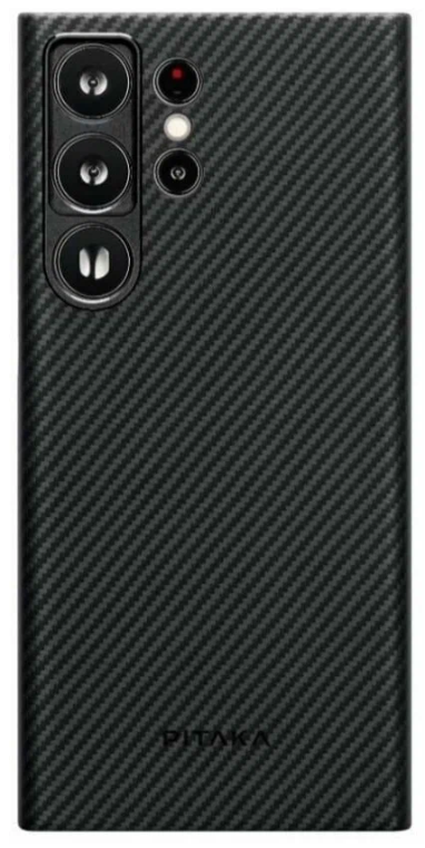 Чехол Pitaka MagEZ Case 3 для Samsung S23 Ultra, черный/серый (Black/Grey Twill)