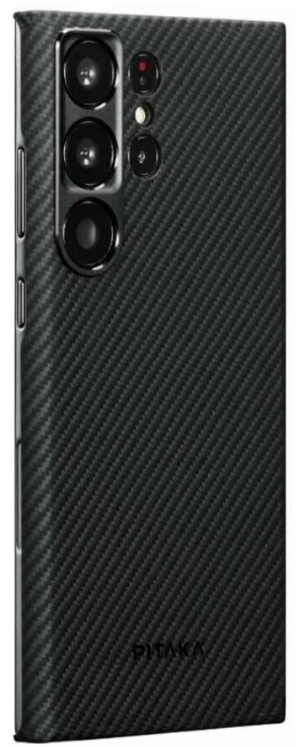 Чехол Pitaka MagEZ Case 3 для Samsung S23 Ultra, черный/серый (Black/Grey Twill)
