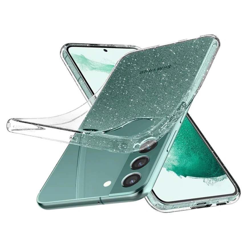Чехол Spigen Liquid Crystal Samsung S22 (ACS03985) Glitter crystal