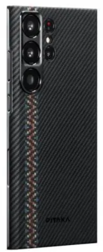 Чехол PITAKA Fusion Weaving MagEZ Case 3 для Samsung S23 Ultra, принт рапсодия (Rhapsody)