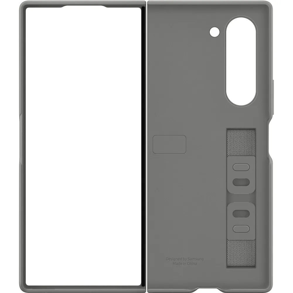 Чехол Samsung Silicone Case Z Fold6 Серый