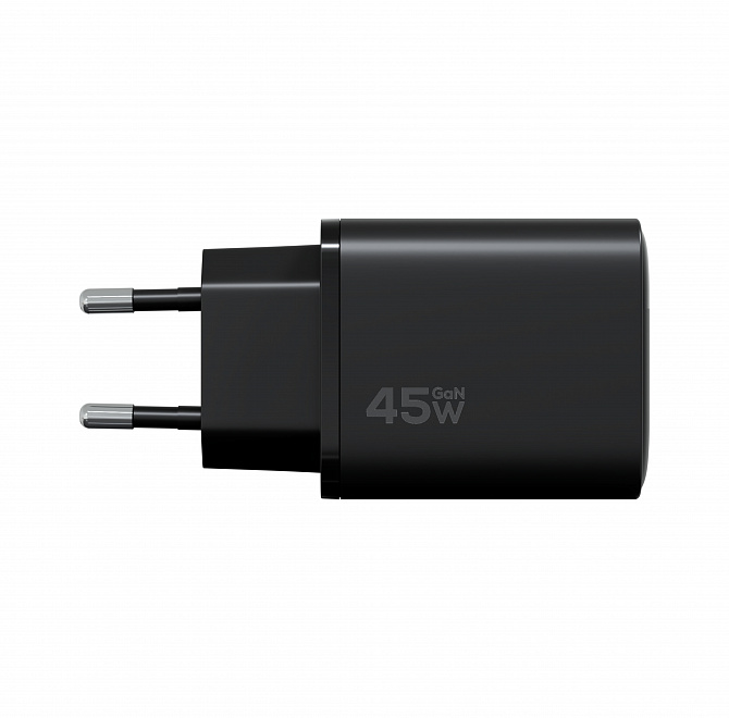 Cетевое зарядное устройство Magssory Digit 45W GaN, черный