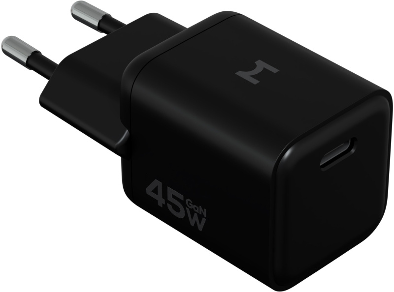 Компактное сетевое зарядное устройство Magssory Nano 45W GaN, чёрный