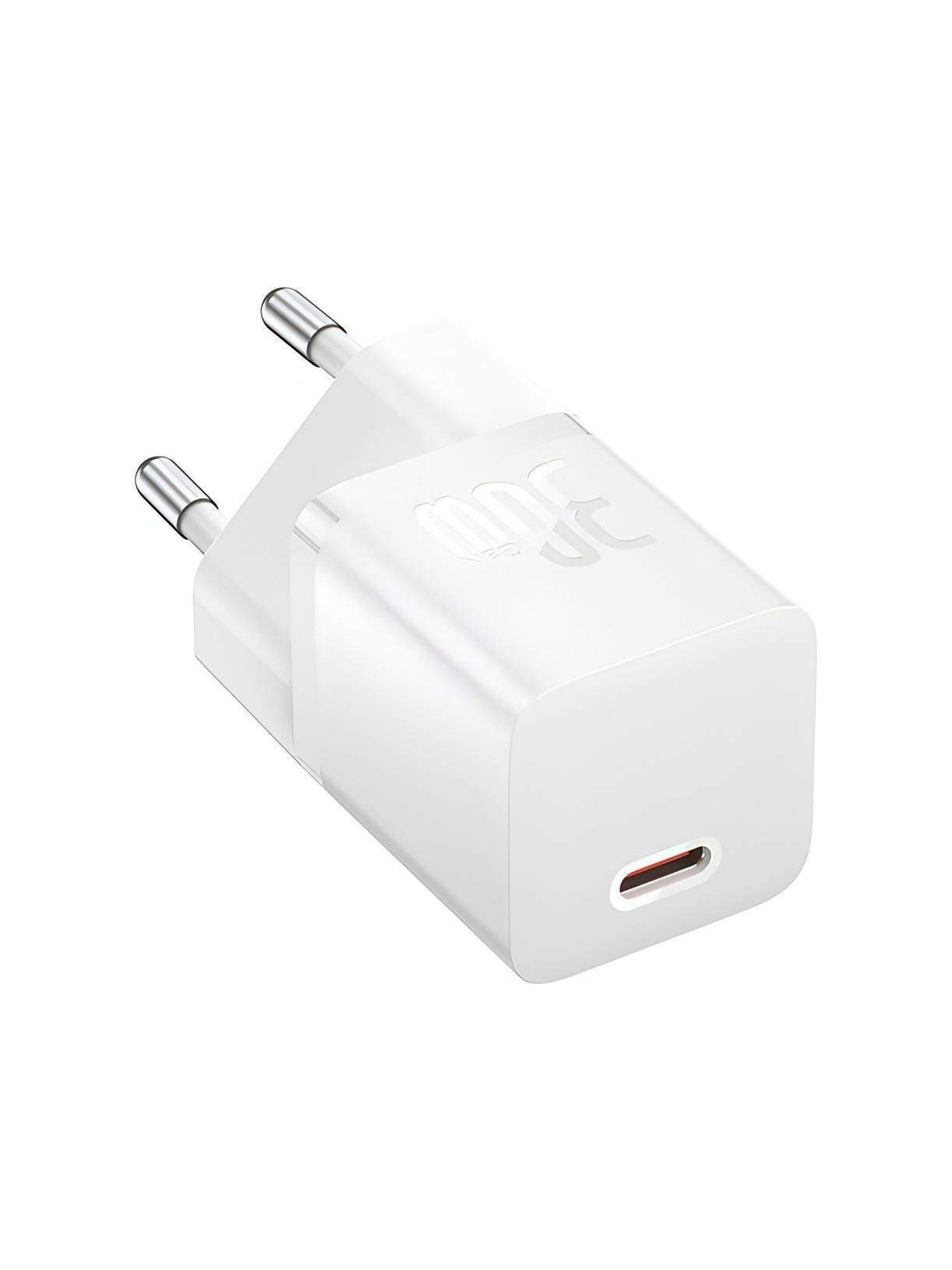 Сетевое зарядное устройство для быстрой зарядки Baseus GaN5 mini USB-C 30Вт белый