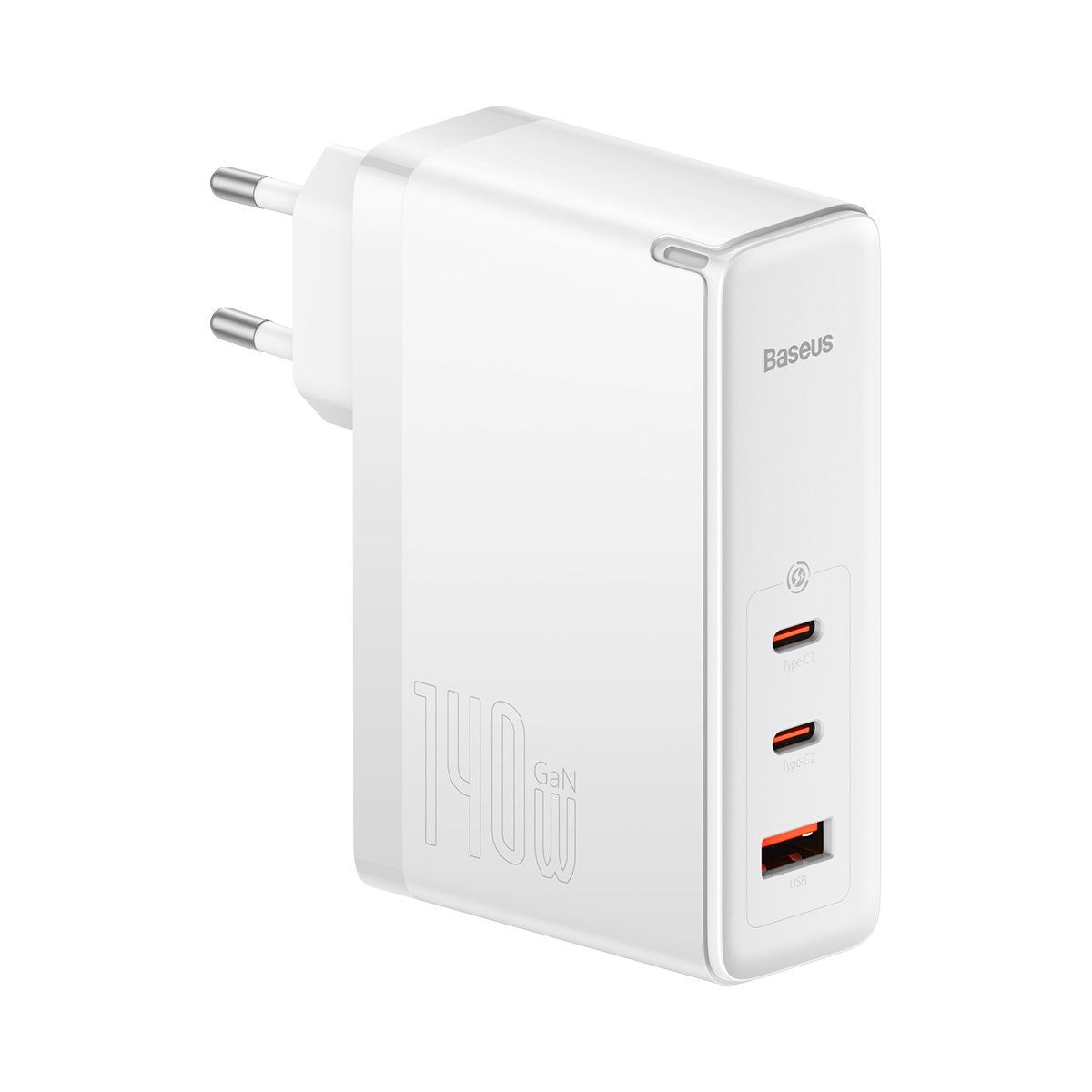 Сетевое зарядное устройство Baseus GaN5 Pro Fast Charger 2C+U 140W EU с кабелем Type-C 240W 48V/5A 1m  (CCGP100202)