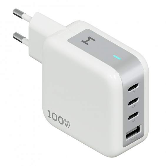 Сетевое зарядное устройство Magssory Pulse 100W GaN, с функцией быстрой зарядки