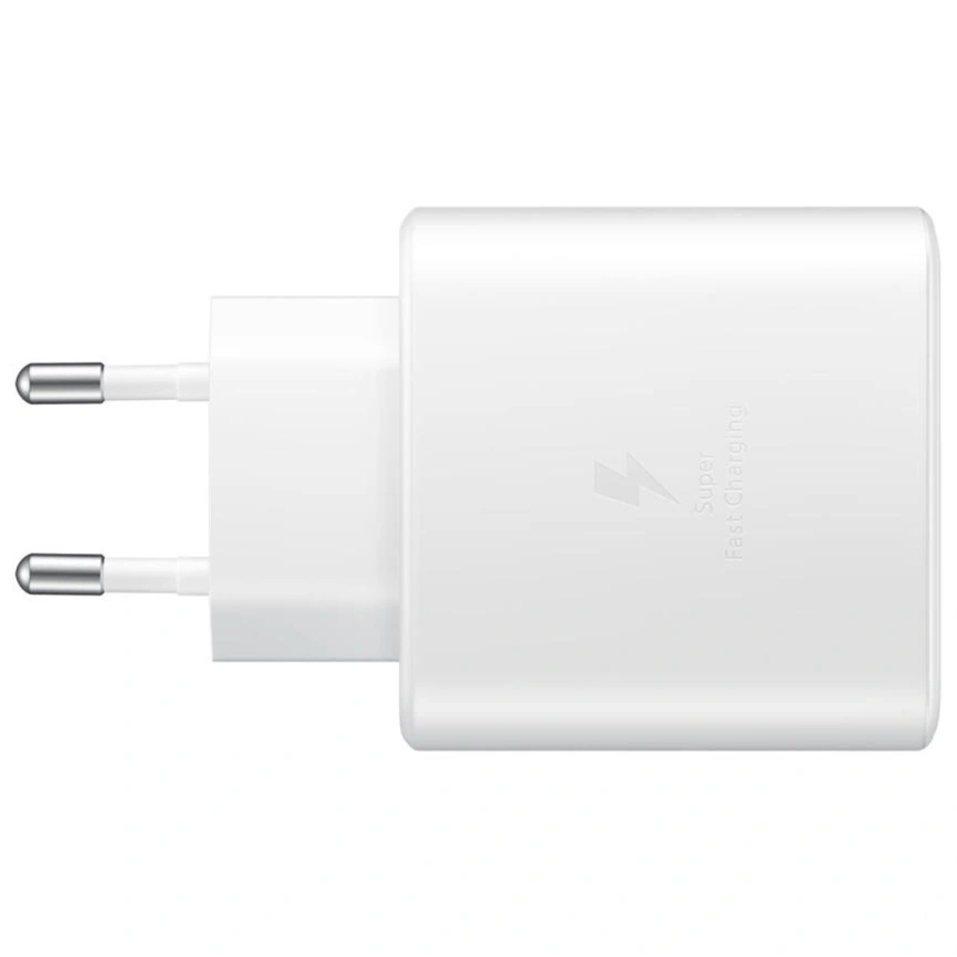 Сетевое зарядное устройство Samsung 45W USB-C EP-TA845, Белый + кабель