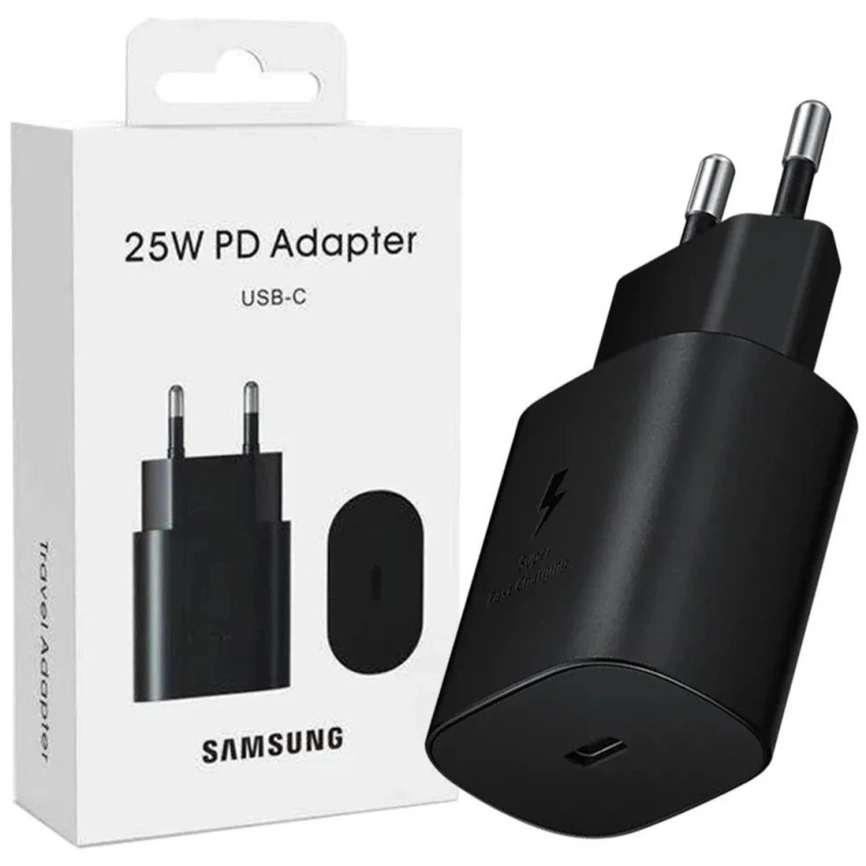 Сетевое зарядное устройство Samsung 25W USB-C EP-TA800 Black