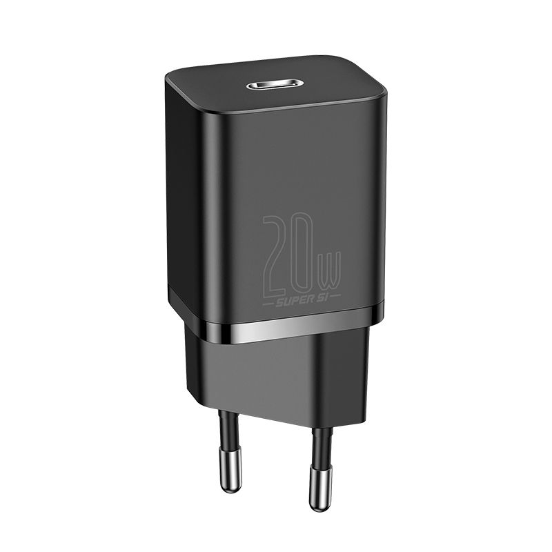 Зарядное устройство Baseus Super Si Quick Charger 1C 20W EU Черный - CCSUP-B01