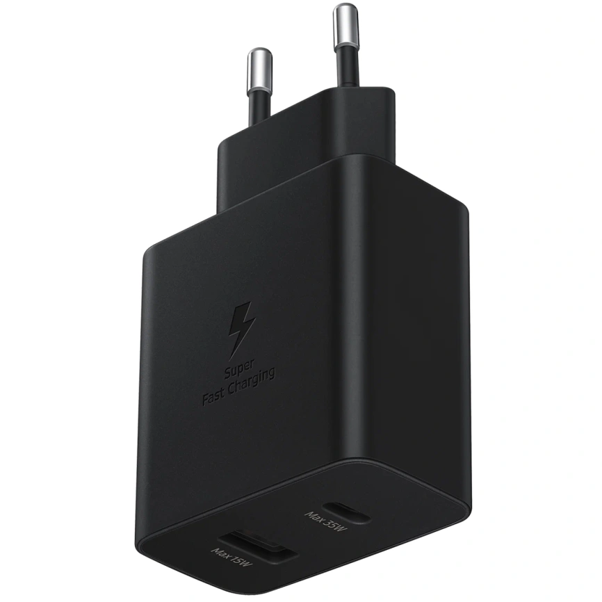 Сетевое зарядное устройство Samsung 35W USB-A/USB-C EP-TA220 Black