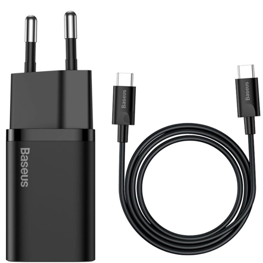 Сетевое зарядное устройство Baseus 25W USB-C TZCCSUP-L01 Black