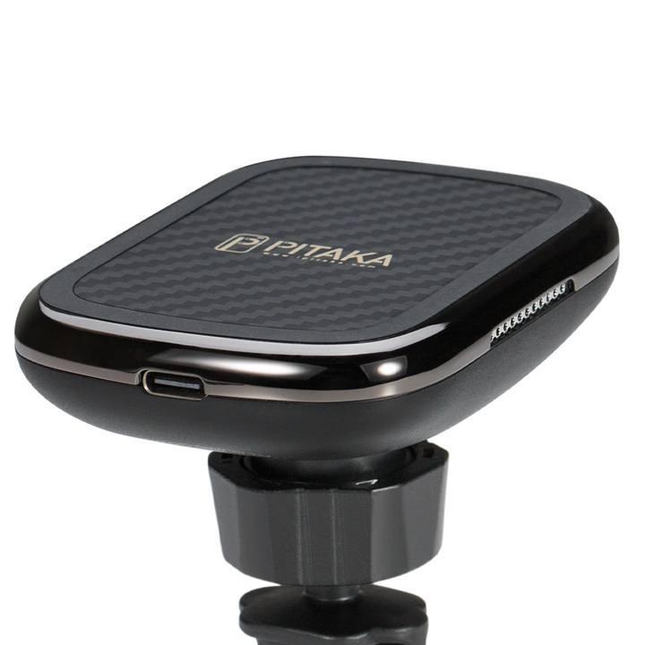 Pitaka MagEZ Mount Qi автомобильное зарядное устройство / магнитный держатель, крепление в решетку , кевлар (арамид)