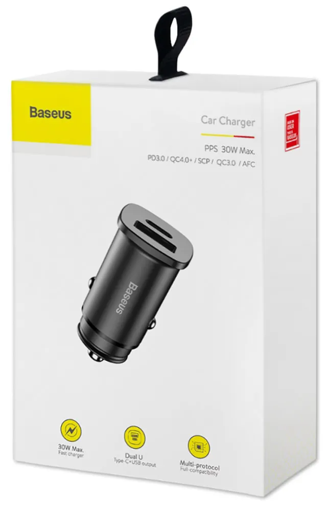 АЗУ Baseus Square metal A+C 30W PPS