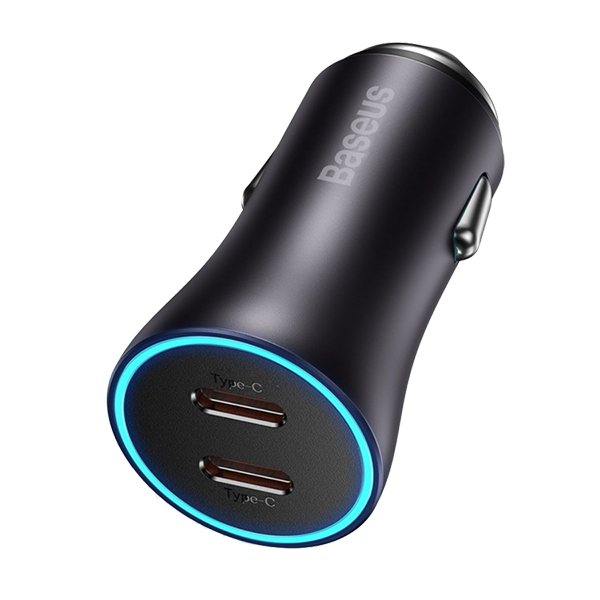 Зарядное устройство Baseus Golden Contactor Pro Dual C+C 40W Dark Grey