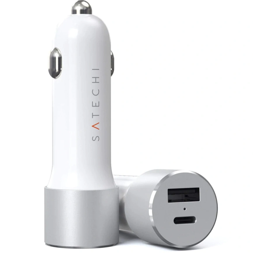 Автомобильное зарядное устройство Satechi 72W USB-C/USB-A ST-TCPDCCS Silver
