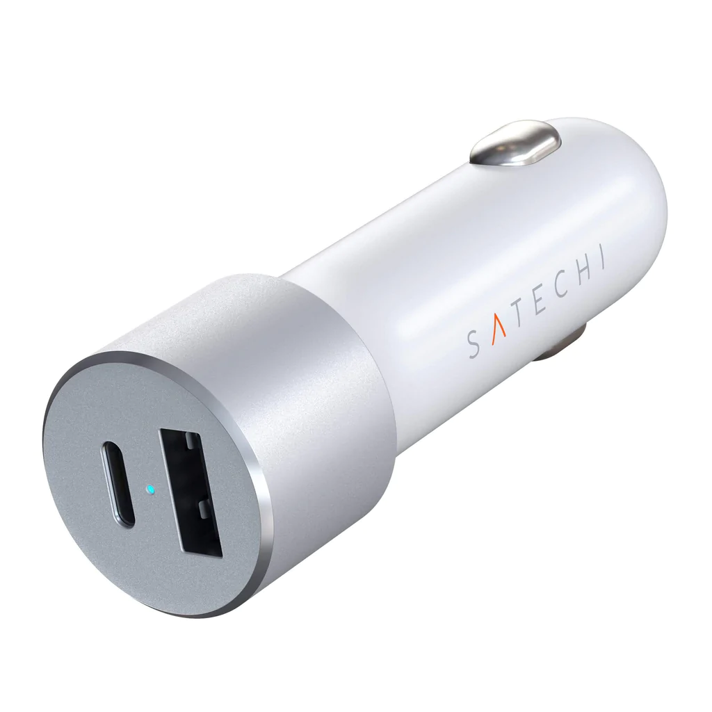 Автомобильное зарядное устройство Satechi 72W USB-C/USB-A ST-TCPDCCS Silver
