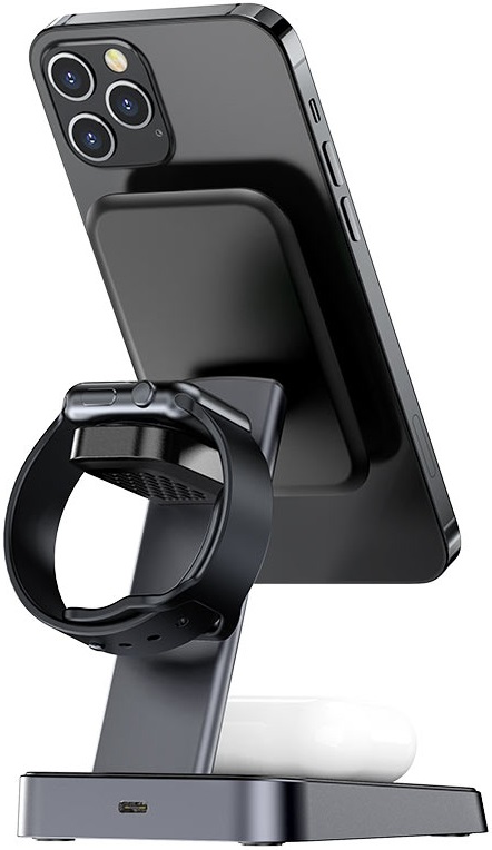 Беспроводная зарядная станция 15W 3в1 - AceFast E3