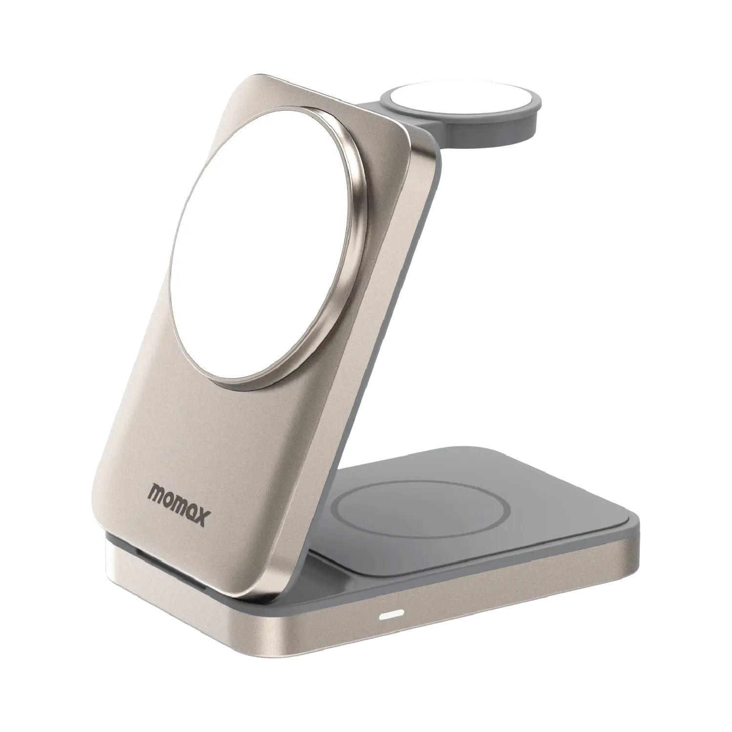 Беспроводная Зарядка MOMAX 3-in-1 Серебристый
