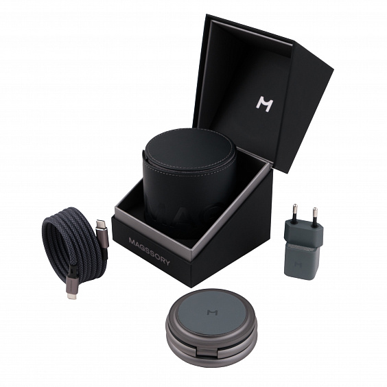 Зарядная станция Magssory Disc Signature Edition 3 в 1 для Samsung Midnight