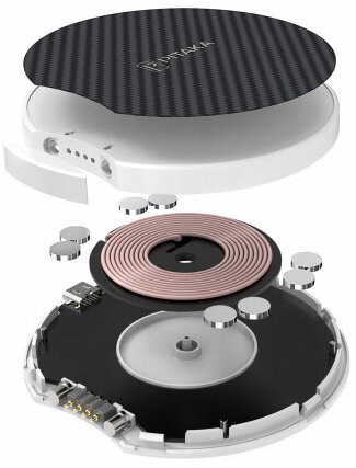 Беспроводная зарядка Pitaka Qi Pad Eclipse