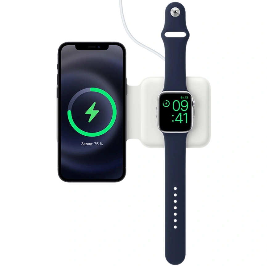 Беспроводное зарядное устройство Apple MagSafe Duo Charger MHXF3ZE/A White