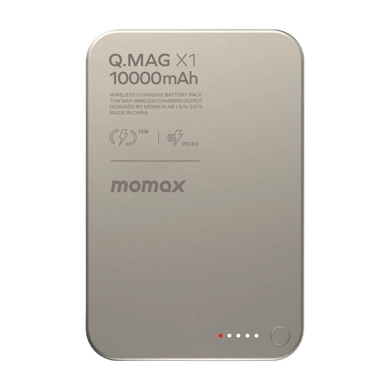 Внешний аккумулятор Momax Q.Mag X1 10000mAh Серебристый