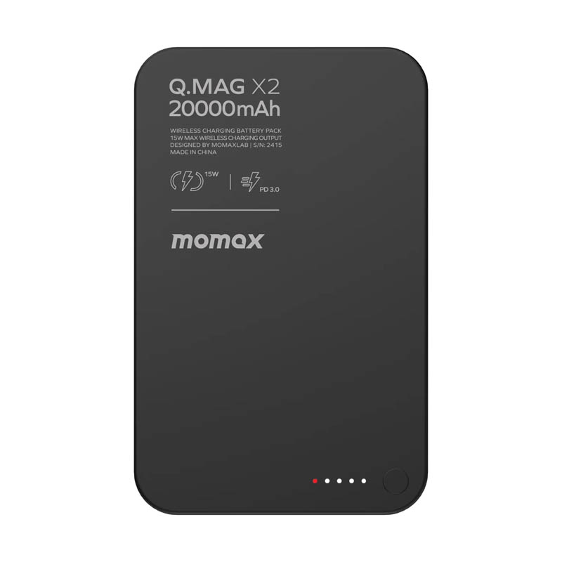 Внешний аккумулятор Momax Q.Mag X2 20000mAh Черный