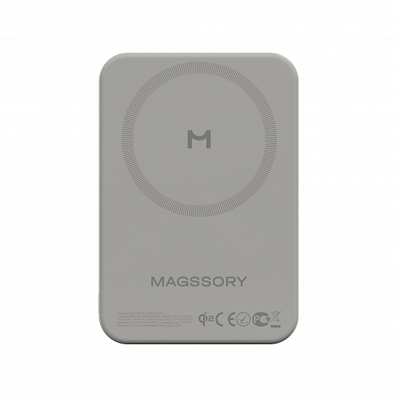 Беспроводной внешний аккумулятор Magssory Pride 5K, с магнитами, совместимый с MagSafe, с поддержкой Qi2