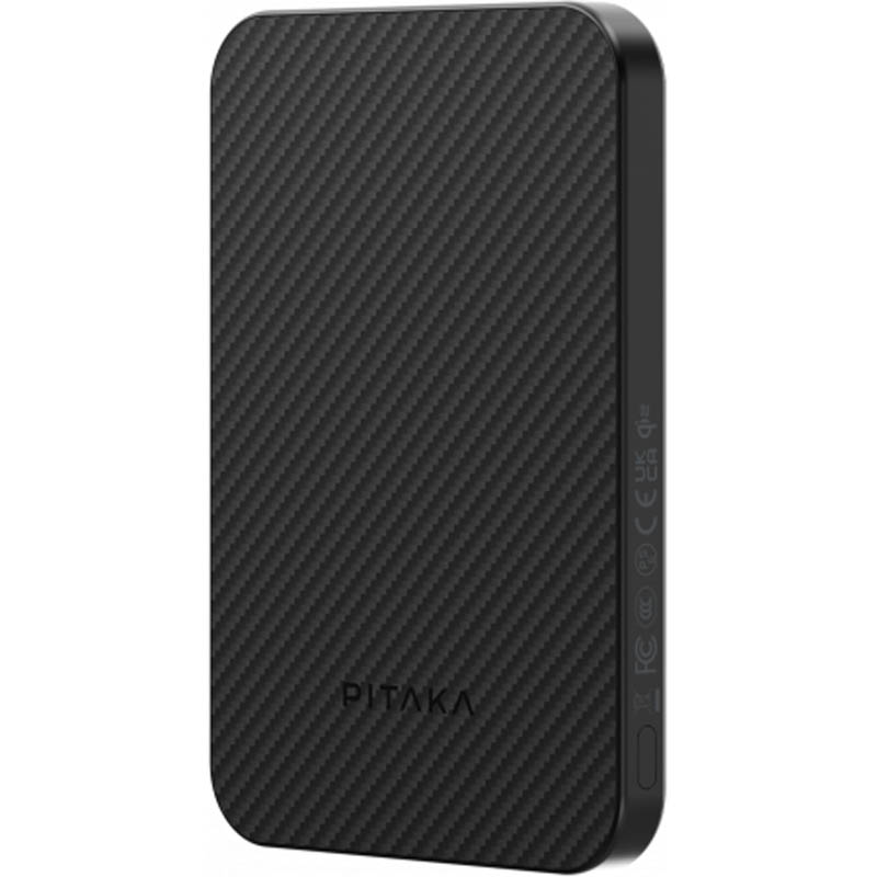 Беспроводная Зарядка PITAKA Power Bank Qi, Черный
