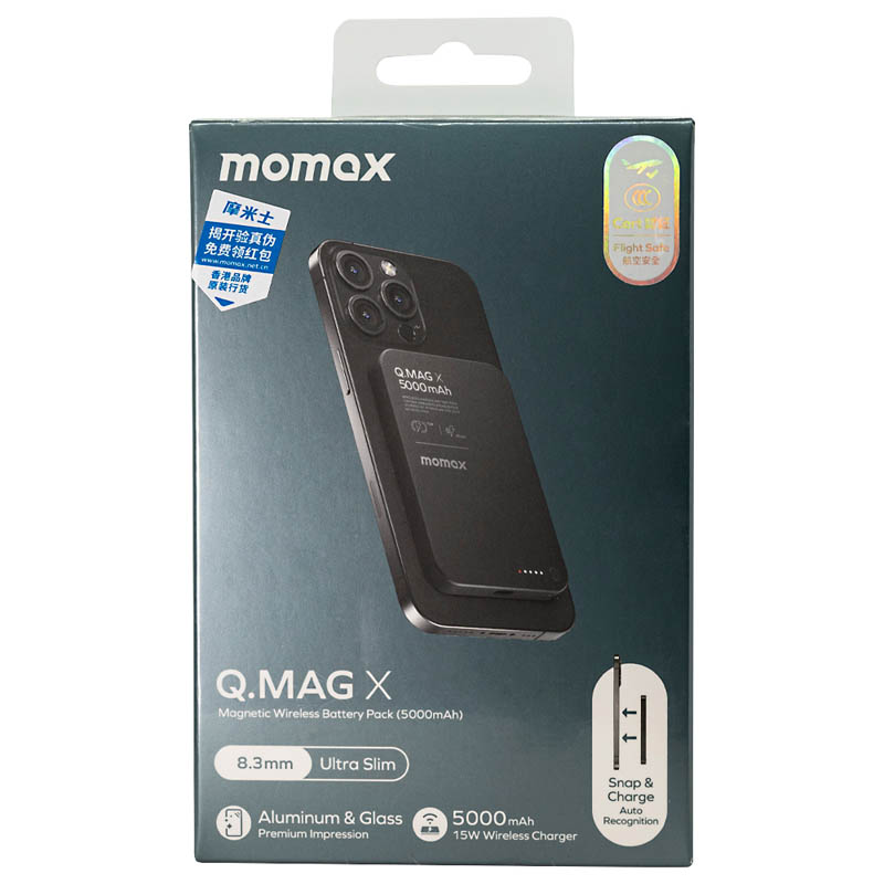 Внешний аккумулятор Momax Q.Mag X Battery Pack 5000mAh  Черный