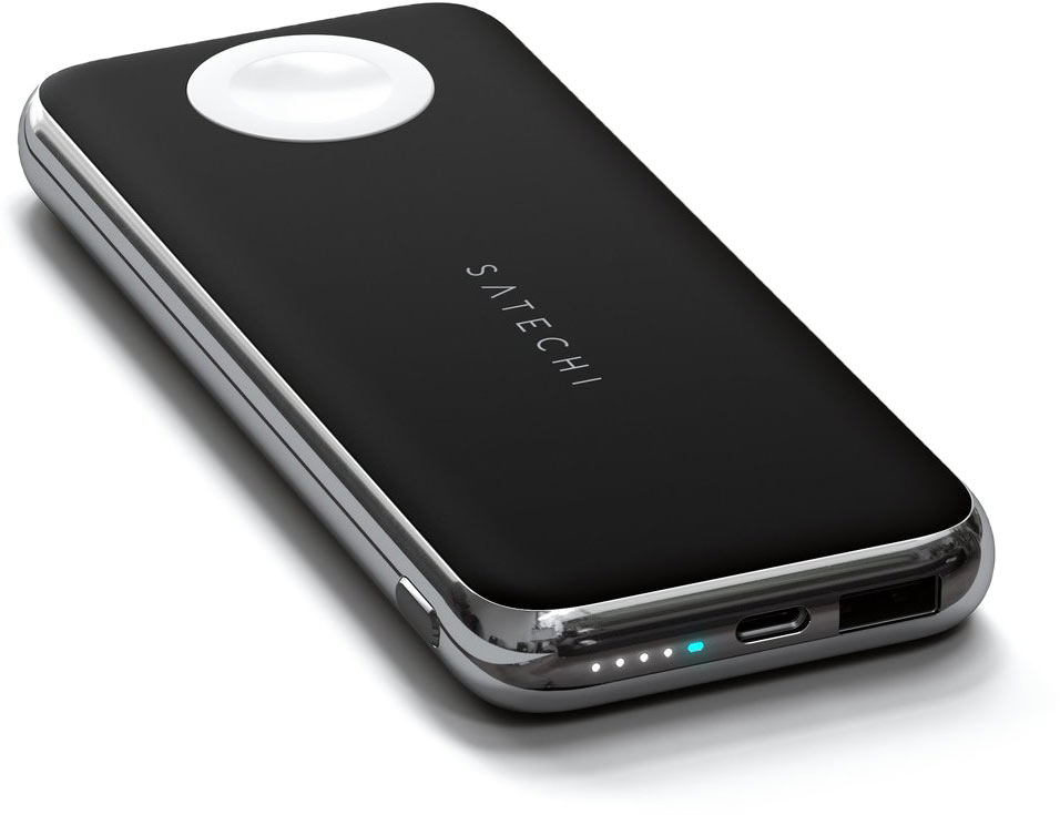 Беспроводное зарядное устройство Satechi Quatro Wireless Power Bank ST-UC10WPBM