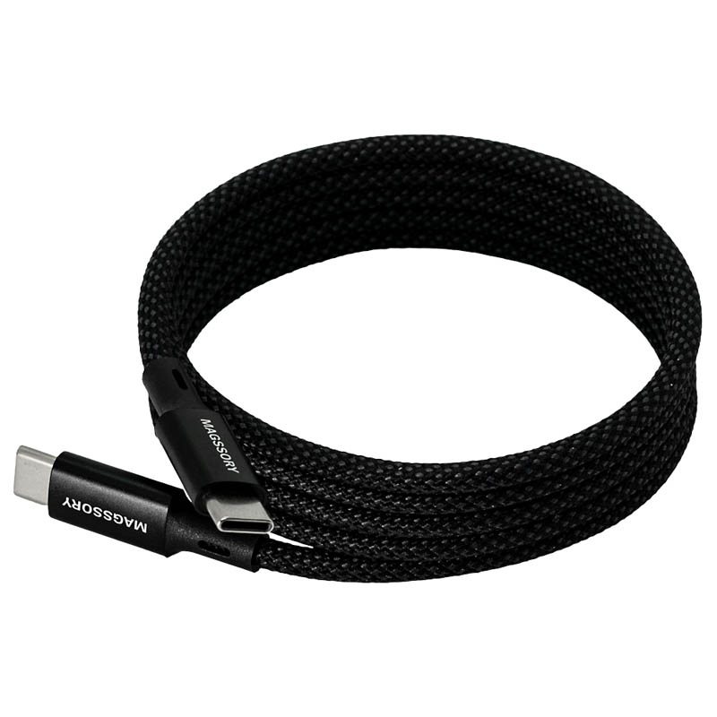 Магнитный кабель Magssory Link Lightning 60W Black