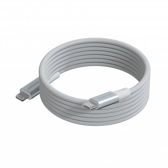 Магнитный кабель Magssory Link Lightning 60W White