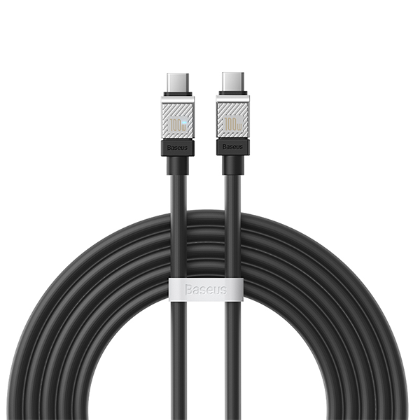 Кабель Baseus Coolplay Series Fast Charging Cable USB Type-C 100W 2 м, Черный