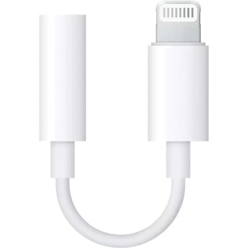 Переходник Apple Lightning to 3,5mm Headphone Jack White