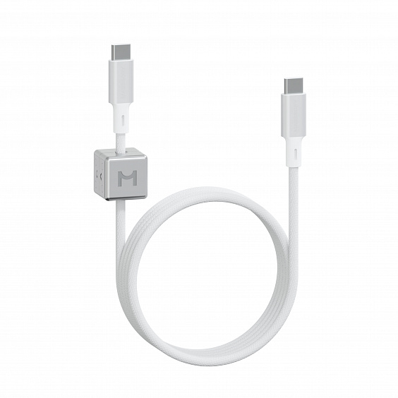 Магнитный кабель с утяжелителем Magssory Dice C, 2,4м White