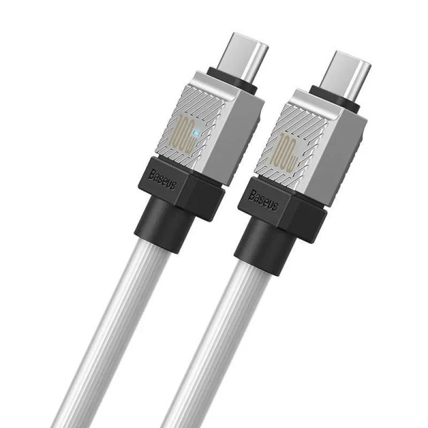Кабель Baseus Coolplay Series Fast Charging Cable USB Type-C 100W 2 м, Белый