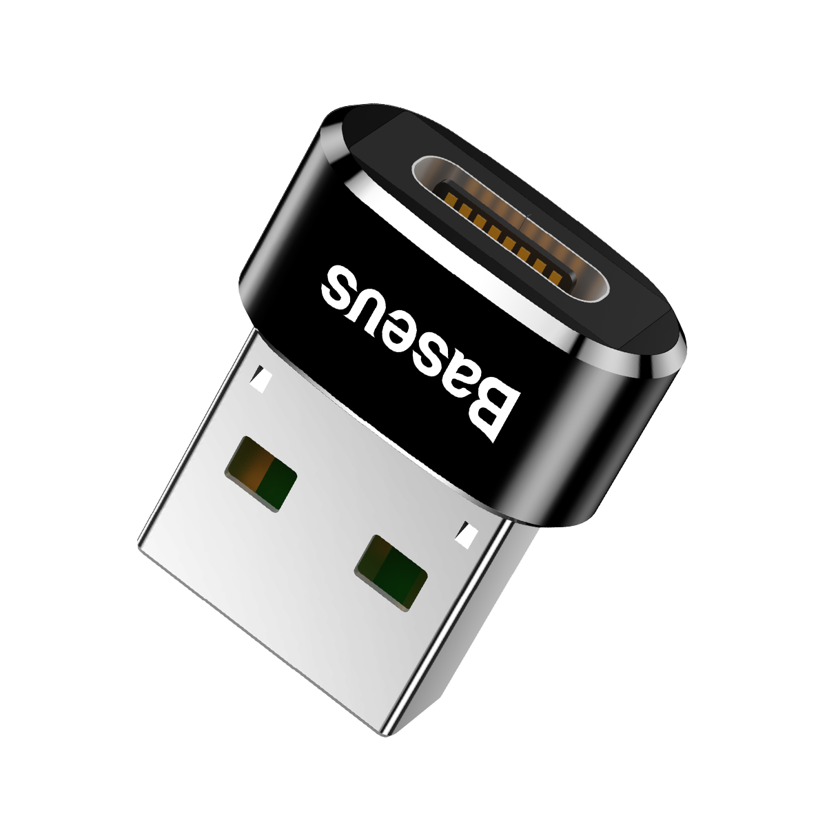 Адаптер Baseus USB Male To Type-C Female Adapter Converter 5A Черный