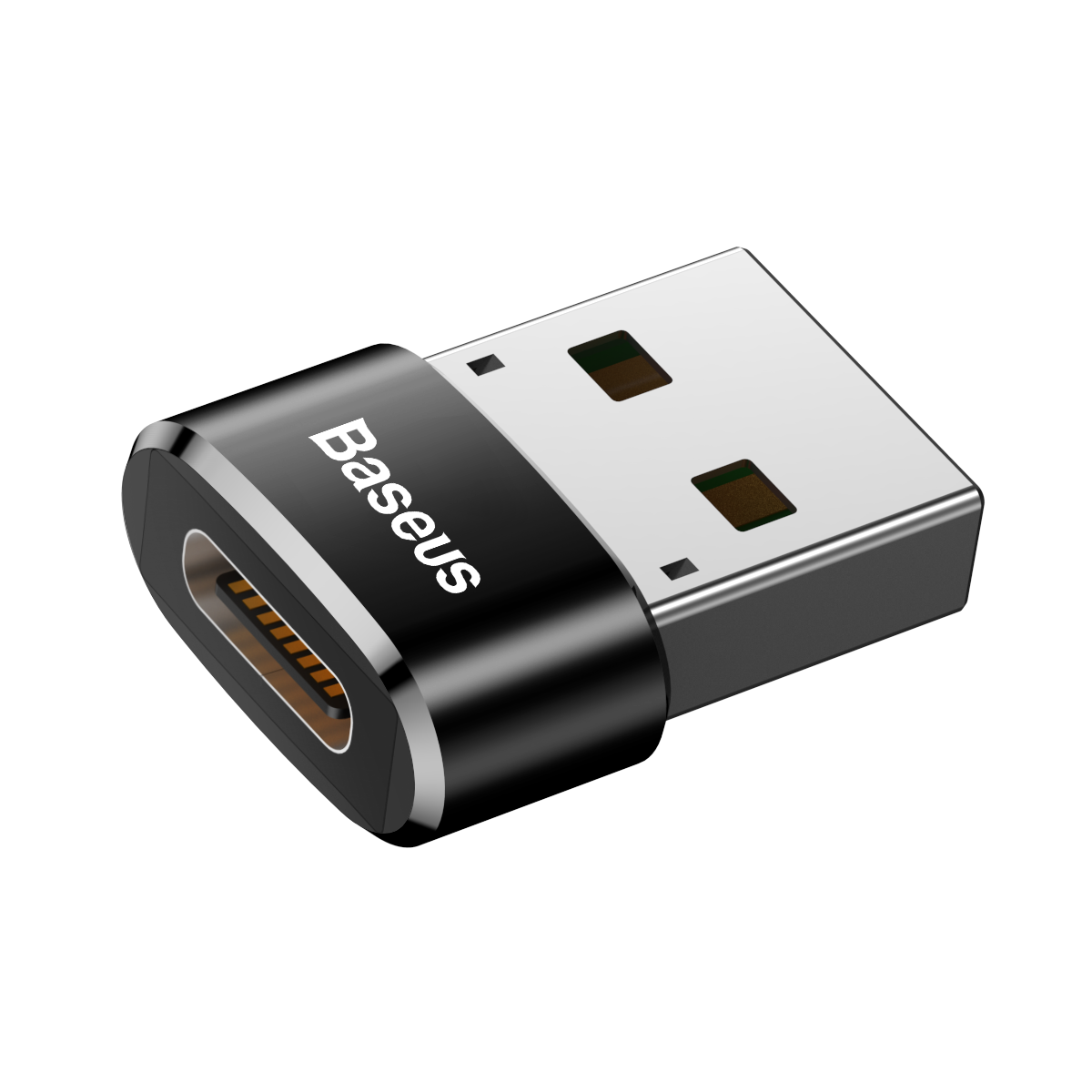 Адаптер Baseus USB Male To Type-C Female Adapter Converter 5A Черный