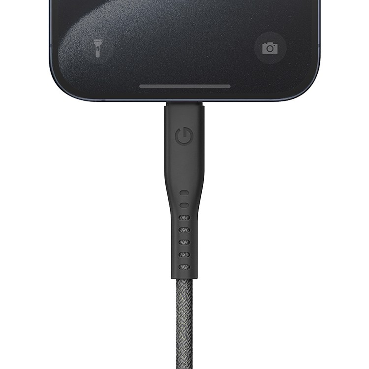 Кабель Energea FLOW USB-C to USB-C PD240W 5A Nanoweave Magnetic tie Black 3.0m