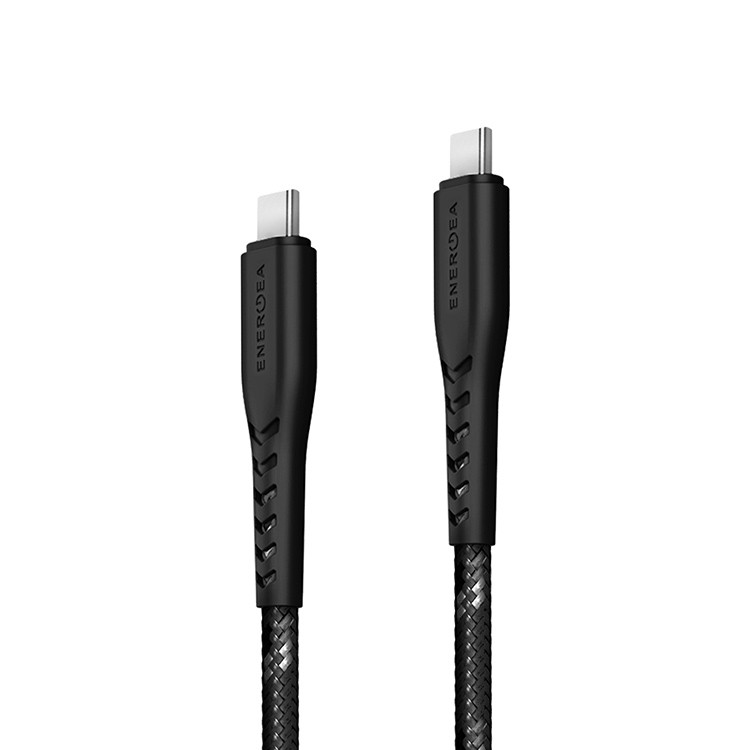 Кабель Energea NyloFlex USB-A to USB-C 5A Black 30 см
