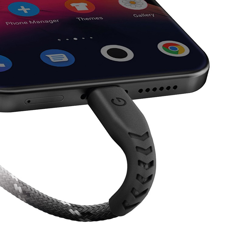 Кабель Energea NyloFlex USB-A to USB-C 5A Black 30 см