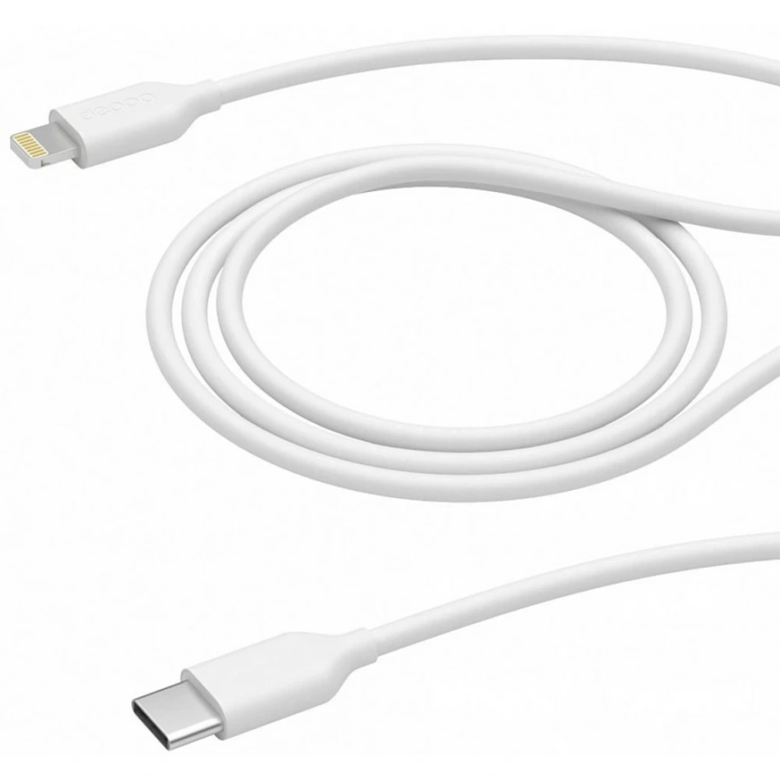 Кабель Deppa USB-C/Lightning 1,2m 72231 White