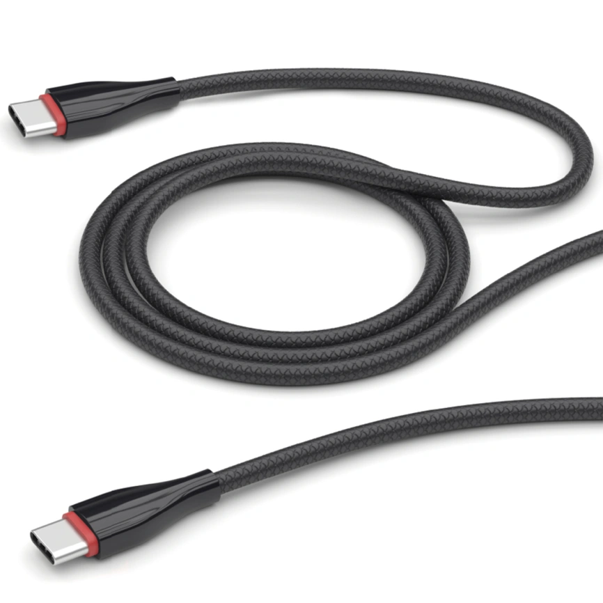 Кабель Deppa USB-C/USB-C 1m 72397 Black