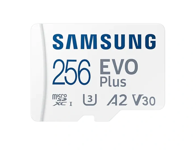 Карта памяти Samsung EVO Plus 256GB MicroSDXC Class 10/UHS-I/U3/130Мб/с MB-MC256KA