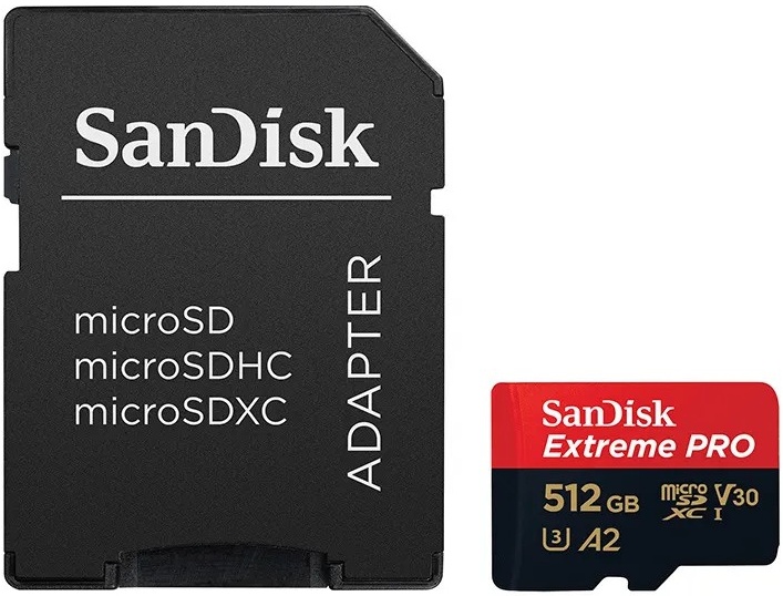 Карта памяти Sandisk Extreme Pro, 512 ГБ