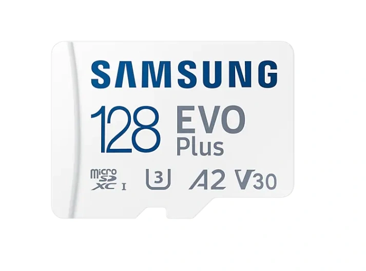 Карта памяти Samsung EVO Plus 128GB MicroSDXC Class 10/UHS-I/U3/130Мб/с MB-MC128KA