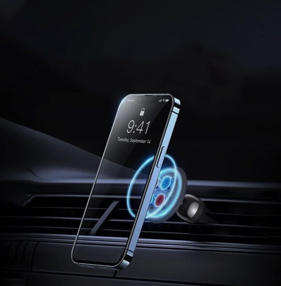 Автомобильный держатель для телефона Baseus Magnetic C01 магнитный черный (SUCC000101)