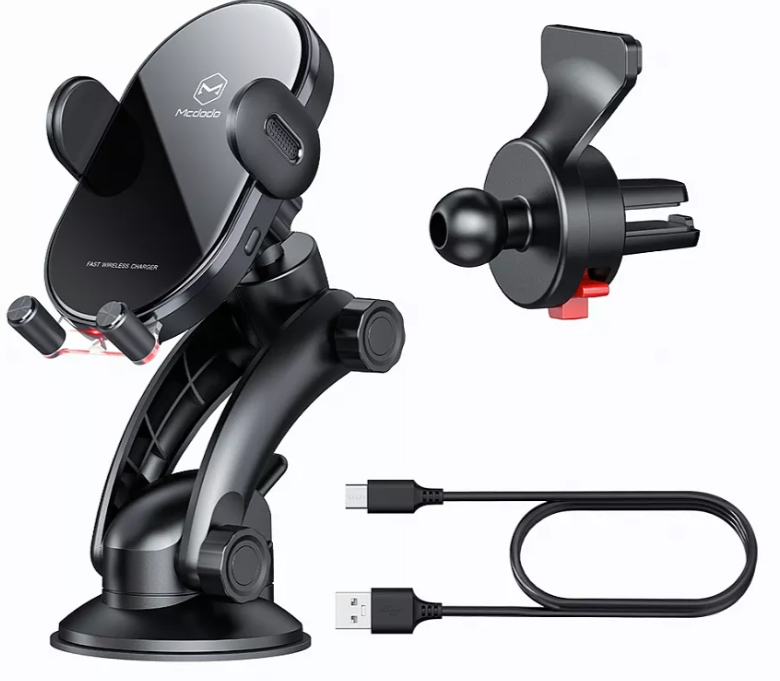 Автодержатель Mcdodo Wireless Charger Qi 15W CH-7620 Black