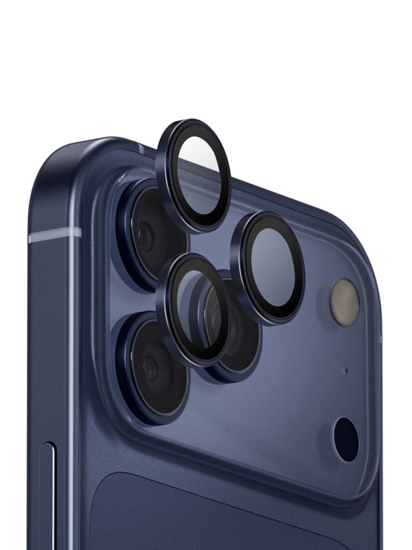 Защитное стекло для задней камеры Uniq Optix AluGuard iPhone 17 Pro/17 Pro Max, Deep Navy